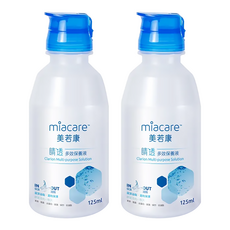 miacare 美若康 多效隱形眼鏡保養液, 125ml, 2瓶