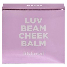 lilybyred 甜美心型腮紅膏 3.5g, 05 心機光, 1個