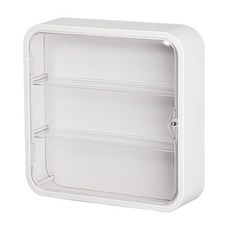 壁掛公仔展示盒 A0020-3 月光白, 1個, 30*30*8cm