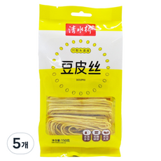 청수교 두유피 말린두부피 슬라이스, 150g, 5개