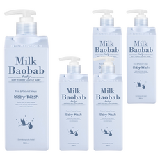 밀크바오밥 베이비 올인원 워시, 500ml, 5개