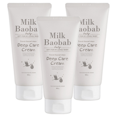 밀크바오밥 베이비 딥케어 크림, 160g, 3개