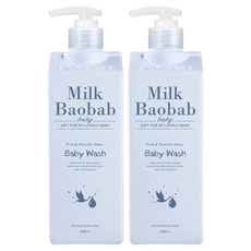 밀크바오밥 베이비 워시, 500ml, 2개
