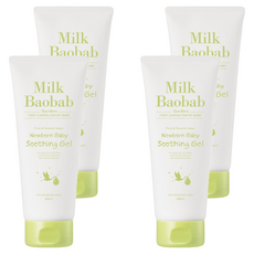 밀크바오밥 뉴본 베이비 진정 수딩 젤, 200ml, 4개