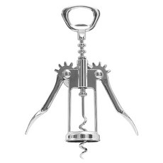 Nahome 多用途螺旋式紅酒開瓶器, 銀色, 1個