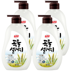 Trio 小麥成分蔬果碗盤潔液 750ml 1瓶, 4瓶