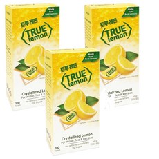 TRUE citrus 檸檬水沖泡粉, 0.8g, 100包, 3盒