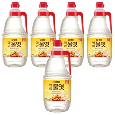 샘표 맥아 물엿, 2.4kg, 5개