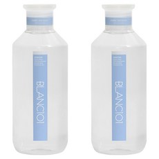 블랑101 투명 섬유유연제 시그니처 화이트 우디 머스크향 본품, 1L, 2개