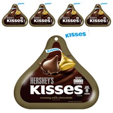 HERSHEY'S 好時 KIsses 水滴牛奶巧克力，82g, 5袋