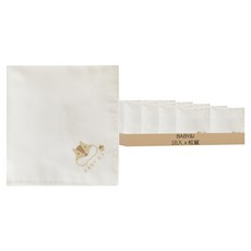 BABY&I 棉質印花手帕10入組, 35*35cm, 松鼠