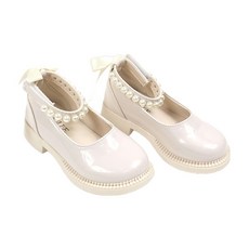 BeBemaru 女童珍珠綴飾跟鞋 9749