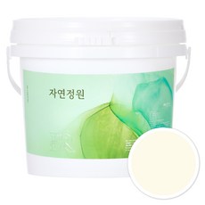 자연정원 친환경 셀프 벽지 규조토 황토 베란다 가구 결로방지 수성페인트, BR003크림화이트, 5kg, 1개