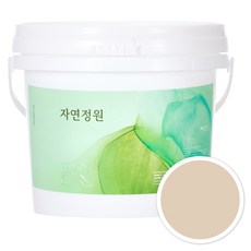 자연정원 친환경 셀프 벽지 규조토 황토 베란다 가구 결로방지 수성페인트, BR047소프트베이지, 5kg, 1개