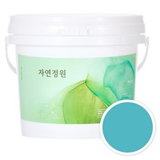 자연정원 친환경 셀프 벽지 규조토 황토 베란다 가구 결로방지 수성페인트, BR035딥스카이블루, 5kg, 1개