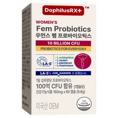 Dophirus RX 女性私密處益生菌 9.6g, 1個, 60錠