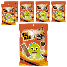 苔嗑 脆海苔 香蒜口味 薄脆爽口 鮮香美味, 36g, 6包