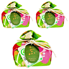 芳榮米廠 無米樂 小花磚 鴨稻糙米 台南14號 鴨間稻栽培方式, 300g, 3包