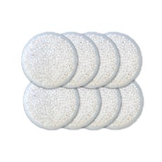 Dewbell Showerae Wides寬面板蓮蓬頭除氯替換濾芯, 8入, 單色