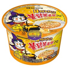 불닭볶음면 4가지 치즈 큰컵 110g, 1개 1개