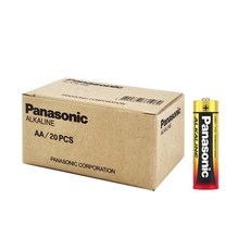 Panasonic 鹼性AA電池, 20入, 1個