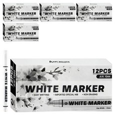 동아피엠에스 화이트마카 하이라이터펜, 60개, 1색