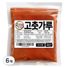 복이네먹거리 국산 고춧가루 보통맛 떡볶이소스용, 110g, 6개