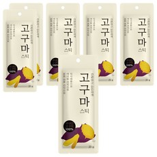 Jayeondaum 韓國產地瓜條隨手包, 20g, 6包