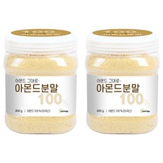 wooriga. 杏仁粉, 800g, 2罐