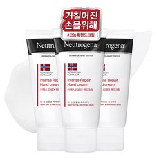 뉴트로지나 인텐스 리페어 핸드크림, 56g, 3개