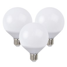 DAYSTAR HOUSE LED 球型燈泡 E26 12W, 晝光色, 3個