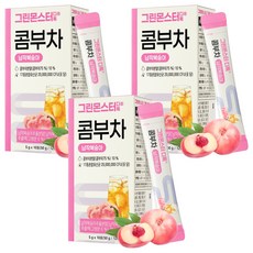 그린몬스터 디톡 콤부차 납작복숭아, 5g, 10개입, 3개