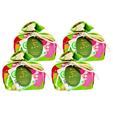 芳榮米廠 無米樂 小花磚 鴨稻糙米 台南14號 鴨間稻栽培方式, 300g, 4包