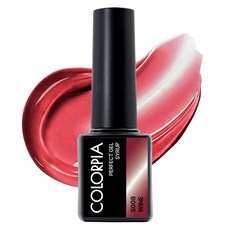 Colorpia 一步式糖漿凝膠美甲, 1個, S008 酒紅色, 6g