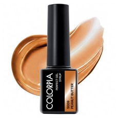Colorpia 一步式糖漿凝膠指甲油, 1個, S009 花生醬, 6g
