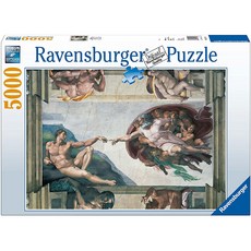 Ravensburger 維寶 拼圖 創造亞當, 創造亞當 多色, 5000片, 1盒