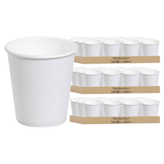 Neulpuleun 無印刷 紙杯 196ml, 500件, 3個
