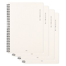 tobe PP멀티노트 B5, grid, 4개