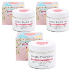 Coakos Monster 去角質墊 70p, 200ml, 3個