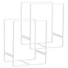 小麥購物 日式廚房餐盤架 C005 小號, 2個, 1格, 白色