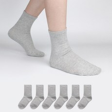 COZY LABEL 舒適素色長襪 6雙入