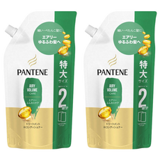 PANTENE 潘婷 空氣感蓬鬆護理護髮乳補充包, 600g, 2個