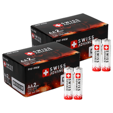 Swiss Advance AA 電池, 40入, 2個