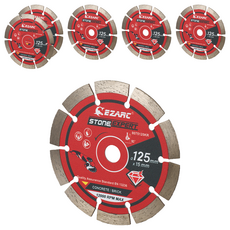 Ezarc Tools 鑽石石材用切割片 8075125, 6個