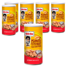 Koh-Kae 大哥 花生豆, 椰子口味, 奶油風味, 泰國必買名產, 180g, 6罐