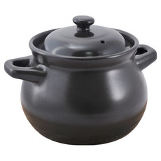 Kiyodo 電磁爐適用 煲湯養生鍋 2.85L, 17cm, 黑色, 1個