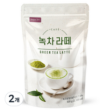 JASON TEA 濟州產綠茶拿鐵粉, 2個, 1入, 500g