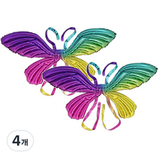 초대형 천사 날개 풍선 대, 컬러풀2, 4개