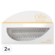 Ollio The Classic 束狀人造假睫毛 Wispy 10mm, 2個, 黑色