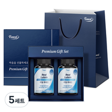 퍼니트 리얼 루테인 선물세트 + 쇼핑백, 120정, 5세트
